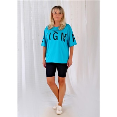 Футболка "Энигма" (Бирюза)