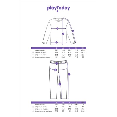 Пижама PLAYTODAY, 1056514