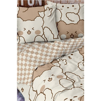 КПБ 1.5 перкаль Crazy Getup (70х70) рис. 16654-1/16400-2 Cuties