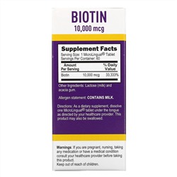 Superior Source, Biotin, 10,000 mcg, 60 Instant Dissolve Tablets