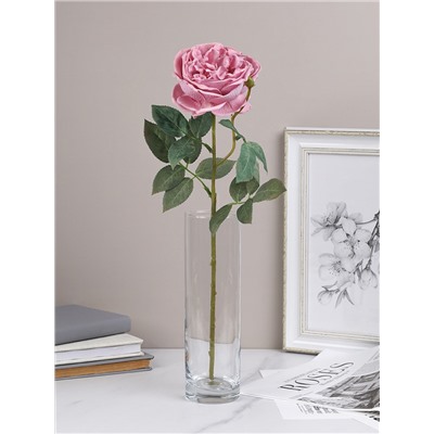 Цветок искусственный Пионовидная роза 59 см нежно сиреневый / GR-005 /уп 12/144/силикон