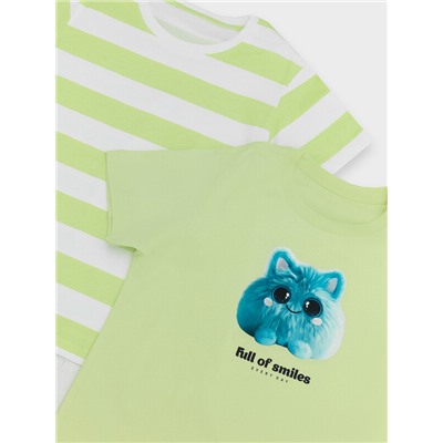 ФУТБОЛКА ДЛЯ ДЕВОЧЕК 2ШТ. 117835-2