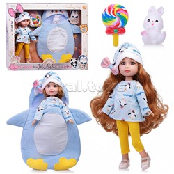 Кукла "София" в костюме пингвина,в  коробке