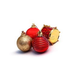 Набор новогодних украшений "Новогодние огоньки" (20шт х 4см)