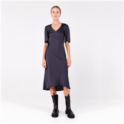 Платье миди женское MINAKU: Silk Pleasure, графит, размер 46