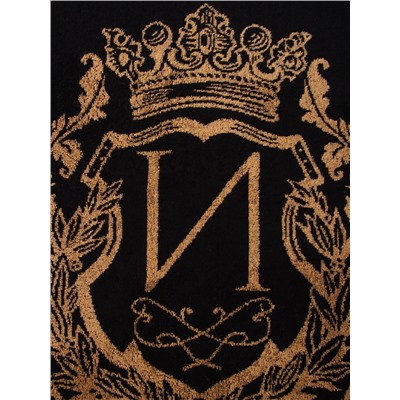 Полотенце махровое Этель «Иван», 50×90 см, 100% хлопок, 420 г/м², чёрное