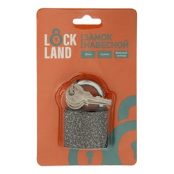Замок навесной LOCKLAND, с влагозащитной дужкой, 38 мм