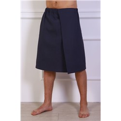 Полотенце для бани и сауны вафельное мужское  на липучке