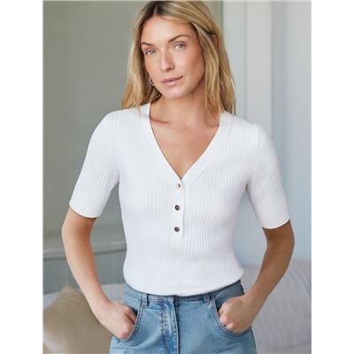 Джемпер тонкой вязки из вискозы с нейлоном