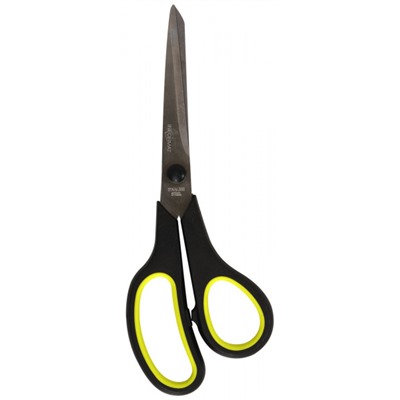 Ножницы 215 мм пластиковые ручки, резиновые вставки SO2104 inФОРМАТ