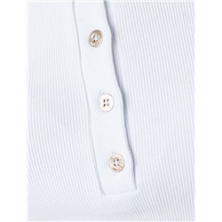 Футболка из трикотажа в широкий рубчик