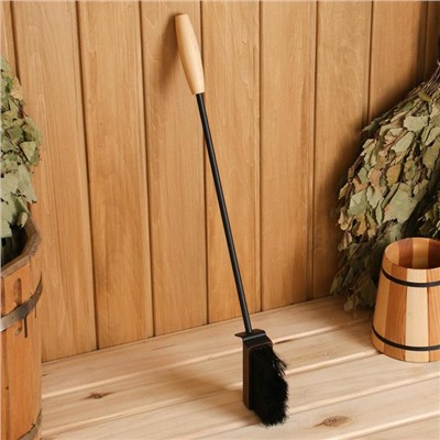 Каминный набор «КН 0-2», настенный, 3 предмета: щётка, совок, кочерга