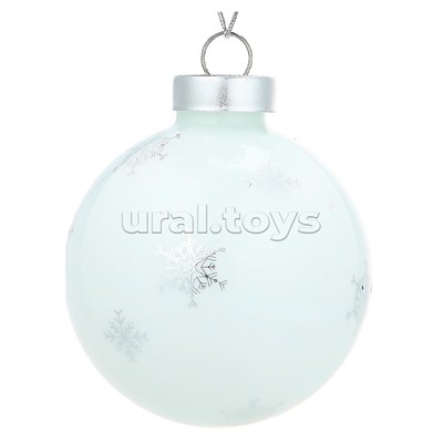 Новогоднее украшение. Елочный стеклянный шар "Красивая балерина" 6см
