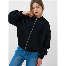 Куртка текстильная для девочек (бомбер)