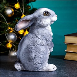 Садовая фигура из полистоуна «Зайка-лапочка», 24×18×17 см