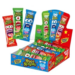 Жевательная конфета "Монстр Жевамба" ассорти 8гр (48шт)