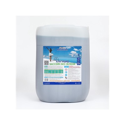 Альгицид Aqualeon непенящийся пролонгированного действия, 30 л (30 кг)