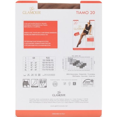 Колготки классические, Glamour, Tiamo 20