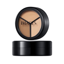 Палетка кремовых корректоров 3 цвета для контурирования лица и маскировки несовершенств кожи IMAGES, 10,5 гр.