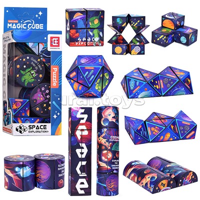 Головоломка "Магический куб" 3 в 1 в коробке