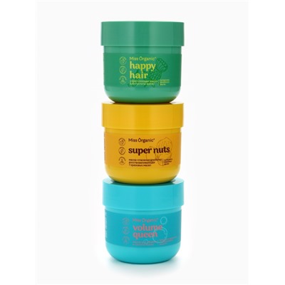 Маска для волос Super nuts super mask, восстанавливающая, 140 мл, Miss Organic