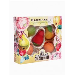 Конфеты подарочные новогодние «Миндальное лакомство» с корпусом из марципана, фрукты, 100 г