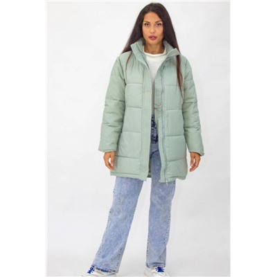 Удлиненная женская куртка осень-весна Лайт арт.151 (Светло-бирюзовый)