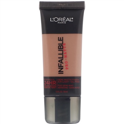 L'Oreal, Тональная основа Infallible Pro-Matte, оттенок Cocoa 112, 30 мл