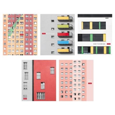 Тетрадь  96л клетка  "ОКНА" (090341) Хатбер