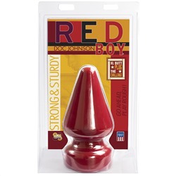 Огромная анальная пробка Red Boy The Challenge Butt Plug - 23 см.