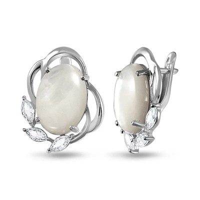 Серьги, перламутр, СПН4047