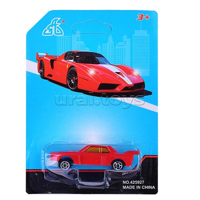 Набор машин "Гоночный заезд" на листе