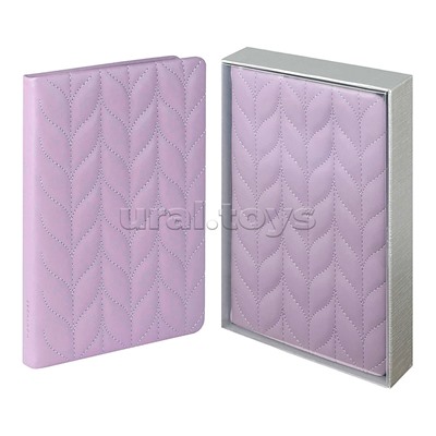 Ежедневник недатированный Escalada, #От-кутюр, А5, 164 л., Лайка металлик сиреневый