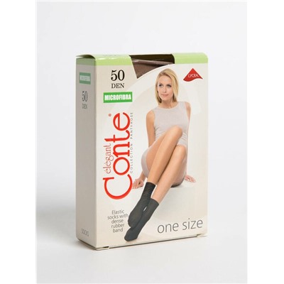 Полиамидные CONTE MICROFIBRA 50  Носки женские