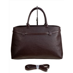 Женская сумка из искусственной кожи, цвет шоколад