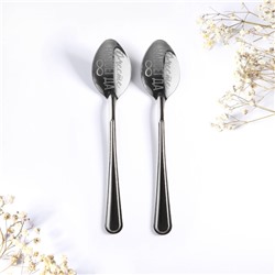 Ложки чайные парные «Тому, кто мне важен и дорог», 2 шт., 15.5×25.5 см