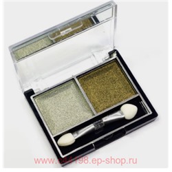 MILDLook Тени для век 2 цвета тон 13 оливкого+фисташковый перламутровый 5022