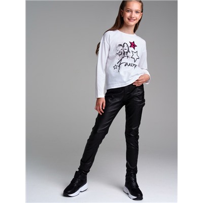 Брюки текстильные для девочек