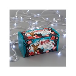 Гирлянда «Нить» 10 м с насадками «Игла», IP20, прозрачная нить, 100 LED, свечение белое, 8 режимов, 220 В