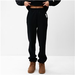 Джоггеры женские MIST Cozy style, чёрные, размер 50