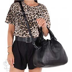 Сумка женская кожаная 18181 black Polina&Eiterou/30