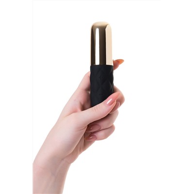 Чёрно-золотистая вибропуля Satisfyer Lovely Honey