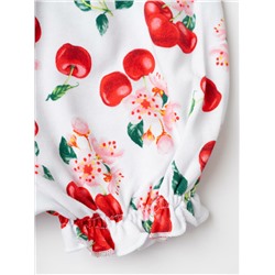 Комплект детский трикотажный для девочек: джемпер (футболка), шорты