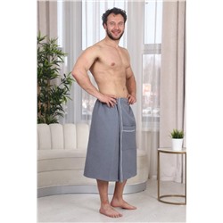 Накидка вафельная мужская однотонная