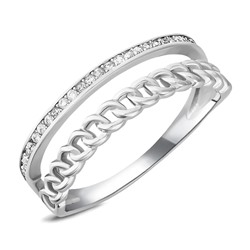 Кольцо, куб.циркон., Z-24316