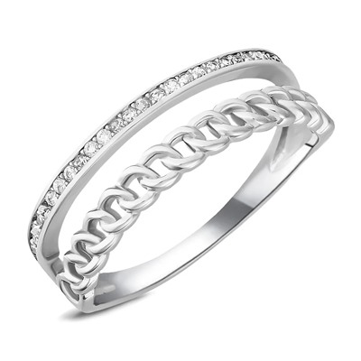 Кольцо, куб.циркон., Z-24316