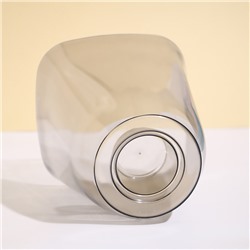 Горшок для орхидей, 2.5 л, 16.4×18.5 см пластиковый, прозрачно-серый