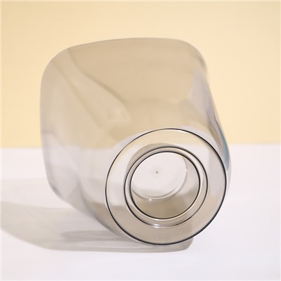 Горшок для орхидей, 2.5 л, 16.4×18.5 см пластиковый, прозрачно-серый