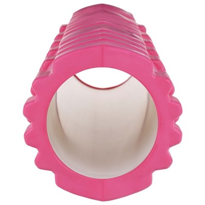 Ролик массажный Sangh, 45×14 см, цвет розовый