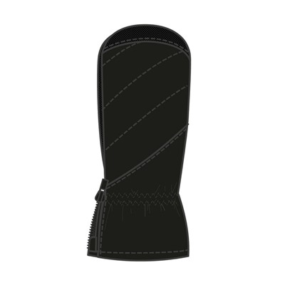 Варежки текстильные для девочек